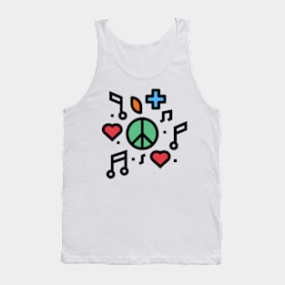 Music Icons art Tank Top